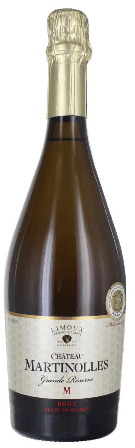 Chateau Martinolles Crémant Blanc Grand Réserve de Limoux, 2019