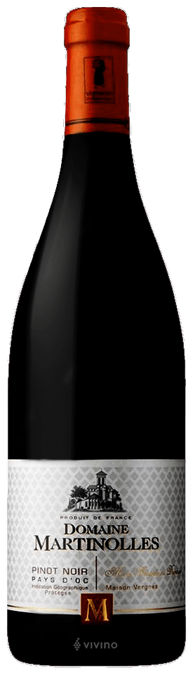 Domaine de Martinolles Pinot Noir IGP Pays d'Óc, 2024
